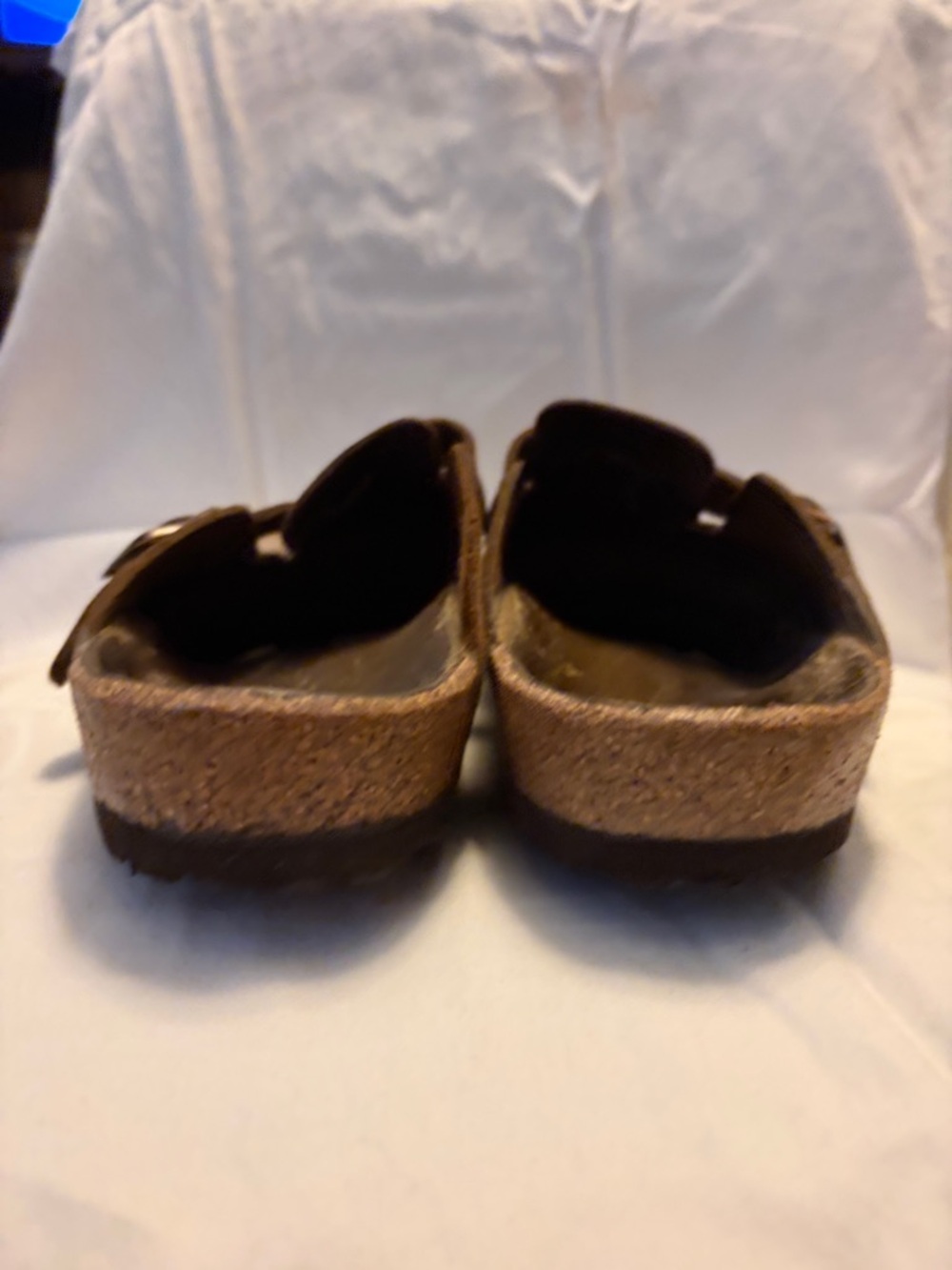 Birkenstock brown leather clogs - Picture 5 of 9